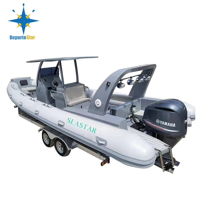 Thuyền sườn bơm hơi nước mặn 28ft: Hướng dẫn đầy đủ về hiệu suất và tính linh hoạt của nhôm RIB 860